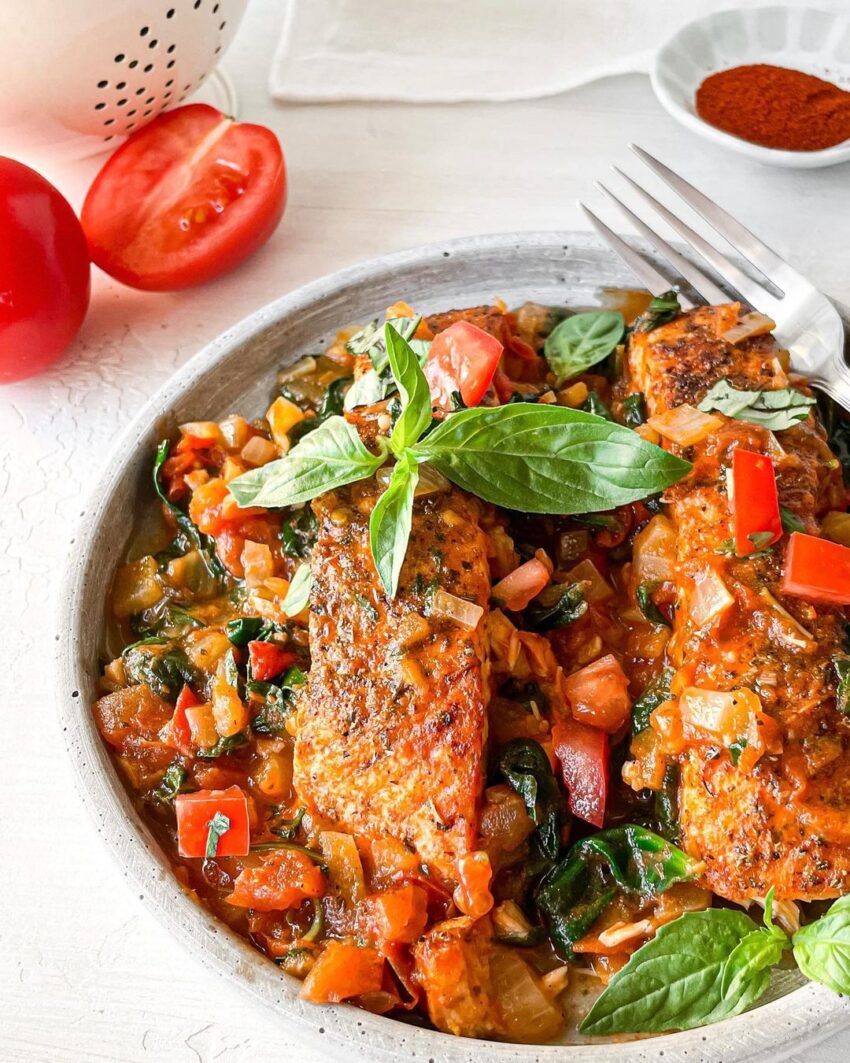 Tuscan Sauce Salmon