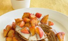 Vegan Apple Cinnamon Pancakes