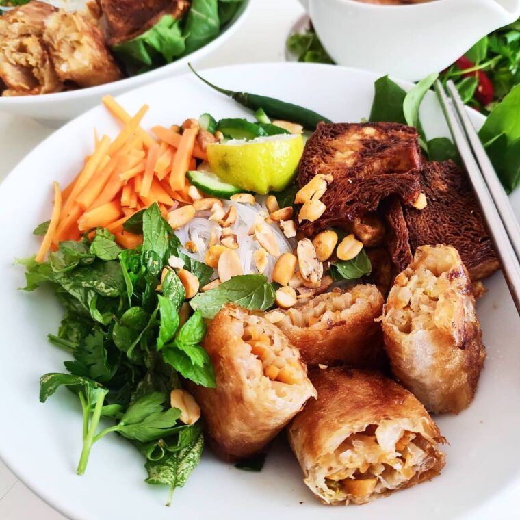 Vegan Bùn Cha (Vietnamese Noodle Salad)