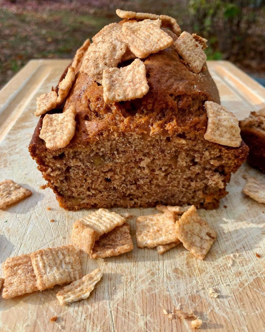 Vegan Cinnamon Crunch Banana Bread