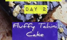 Vegan Fluffy Tahini Cake