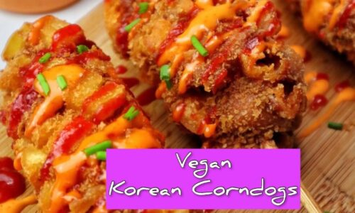 Vegan Korean Corndogs - Snacks & Sweets Recipes dari Sausage