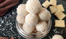 White Chocolate And Coconut Barfi Bites