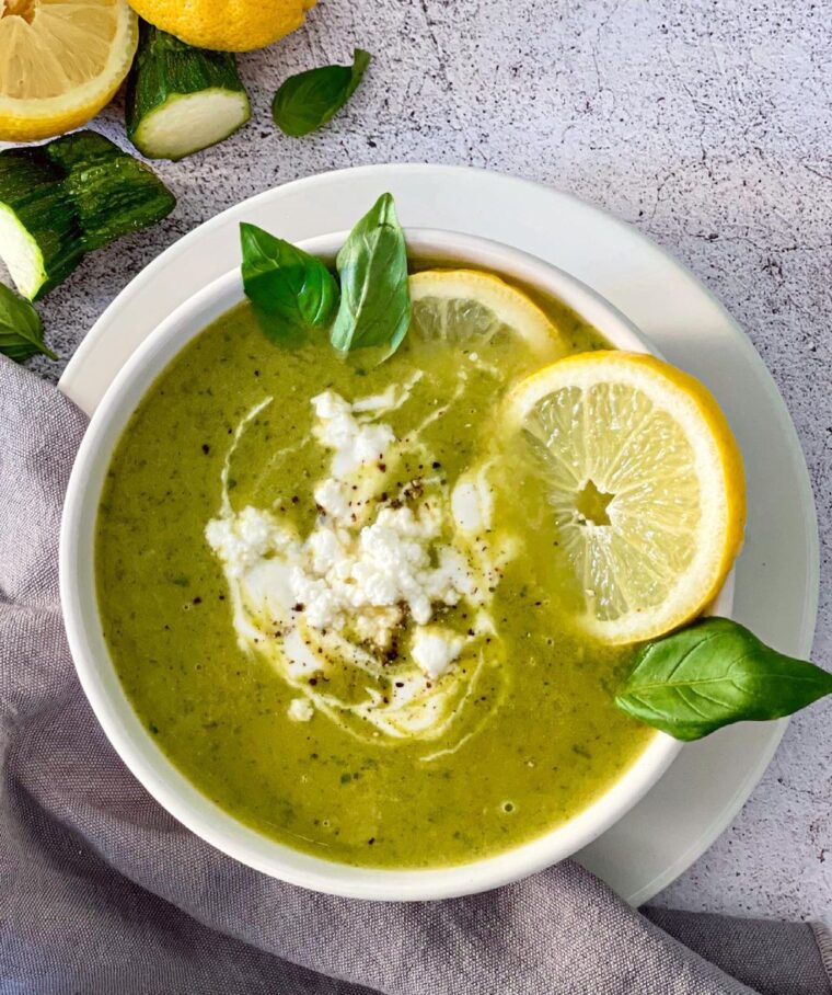 Zucchini Basil Soup