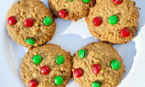 3 Ingredient Peanut Butter Monster Cookies