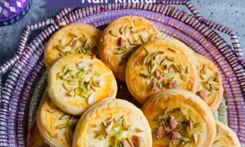 5 Ingredients Saffron Nan Khatai