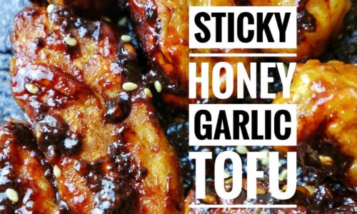 Airfried Honey Garlic Tofu