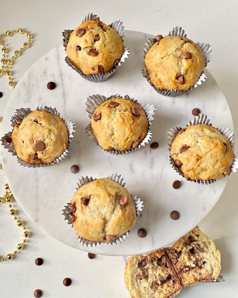 Banana Chocolate Chip Muffins