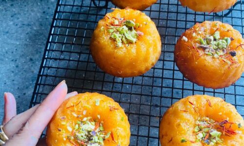 Basbousa Bundt Cakes