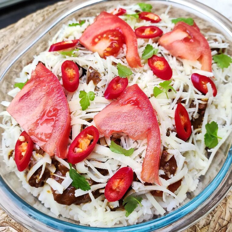 Beef Rendang Baked Rice