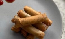 Cheese Burger Spring Rolls