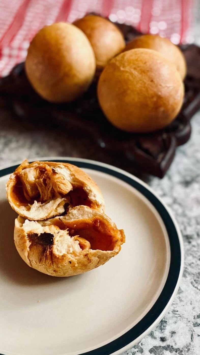 Chicken Tikka Buns (Stuffed)