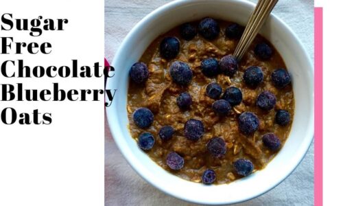 Chocolate Blueberry Oats