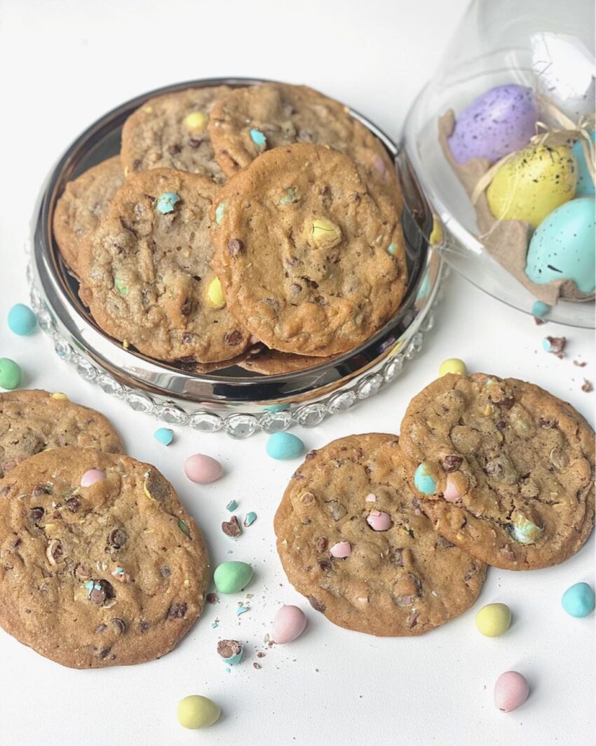 Chocolate Chip Mini Egg Cookies