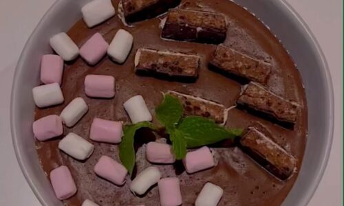 Chocolate Mint Marshmallow Oats