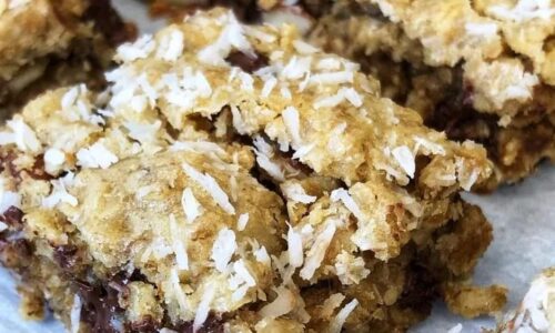 Coconut Chocolate Oatmeal Squares