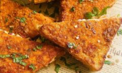 Crispy & Spicy Masala Veggies & Cheese Toast