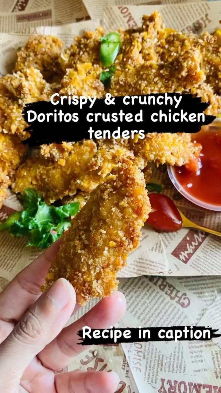 Doritos Crusted Peri Peri Flavored Chicken Tenders