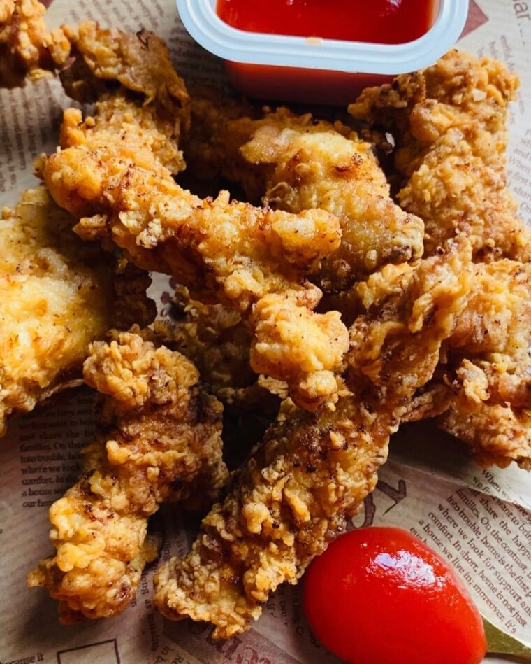 Easy Fried Chicken Strips With Extra Crunch Of Rice Flour