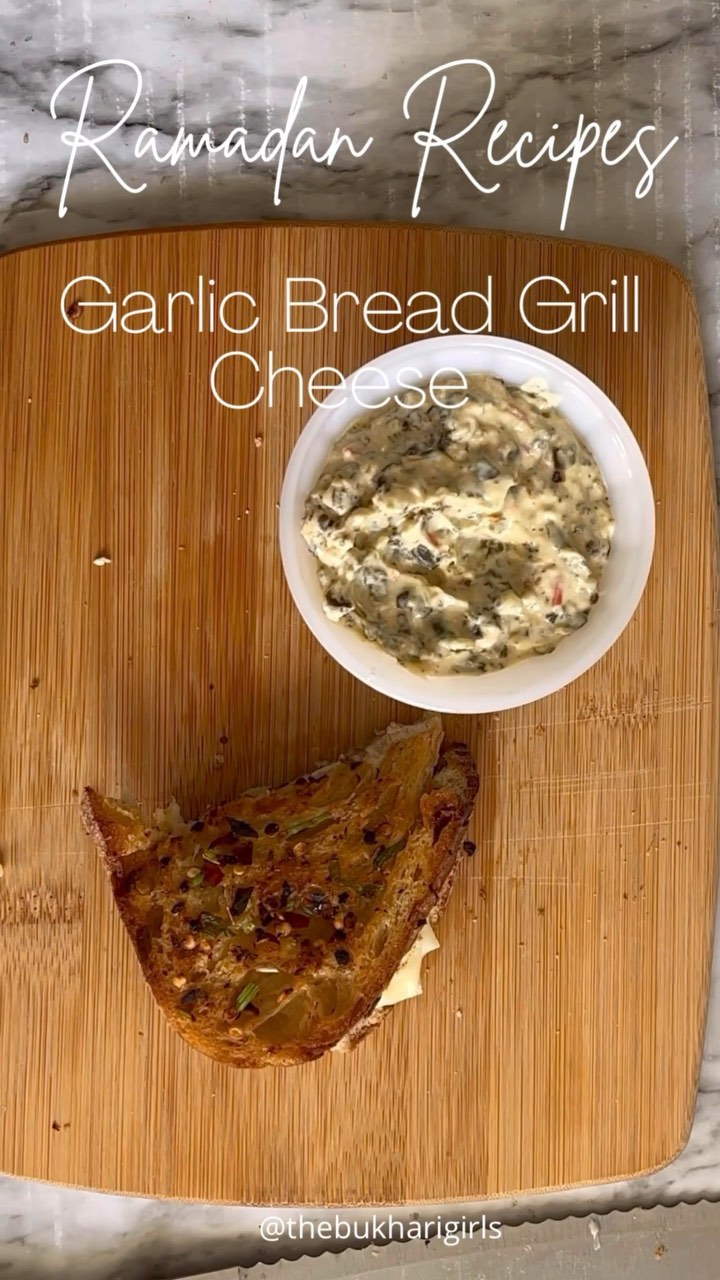 Garlic Bread Grilled Cheese