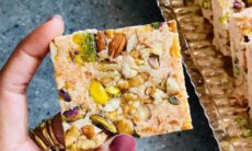 Instant Nutty Milk Barfi Or Fudge