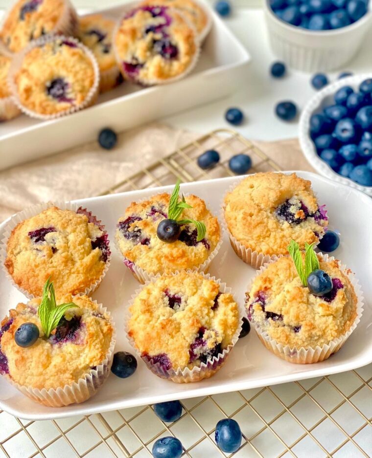 Keto Blueberry Muffins