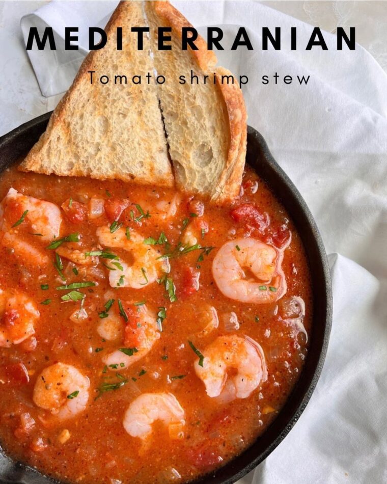 Mediterranean Tomato And Shrimp Stew