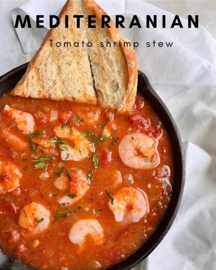 Mediterranean Tomato And Shrimp Stew