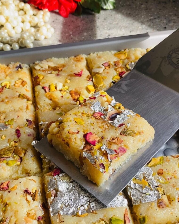 Milky Malai Coconut Burfi