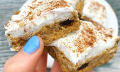 No Bake Healthy Carrot Cake Bars