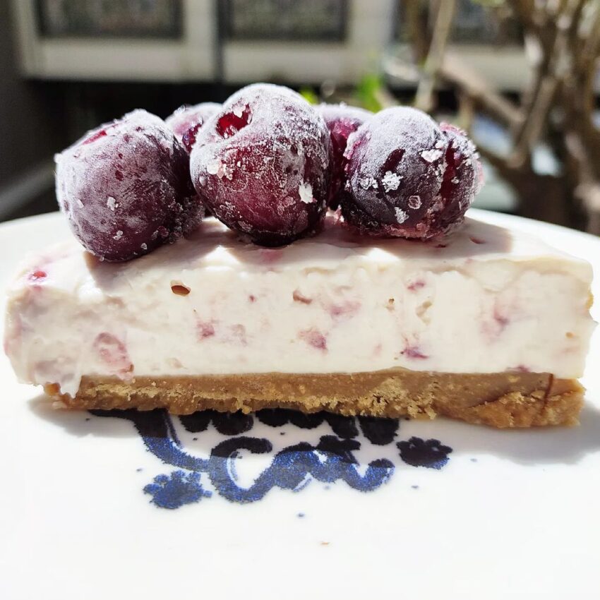 No Bake White Chocolate Cheesecake