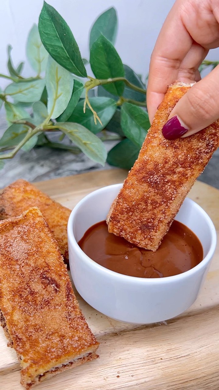 Nutella Stuffed French Toast Stick