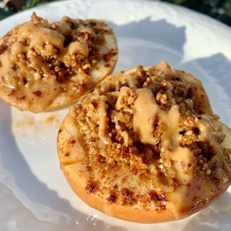 Oil Free Baked Stuffed Apples