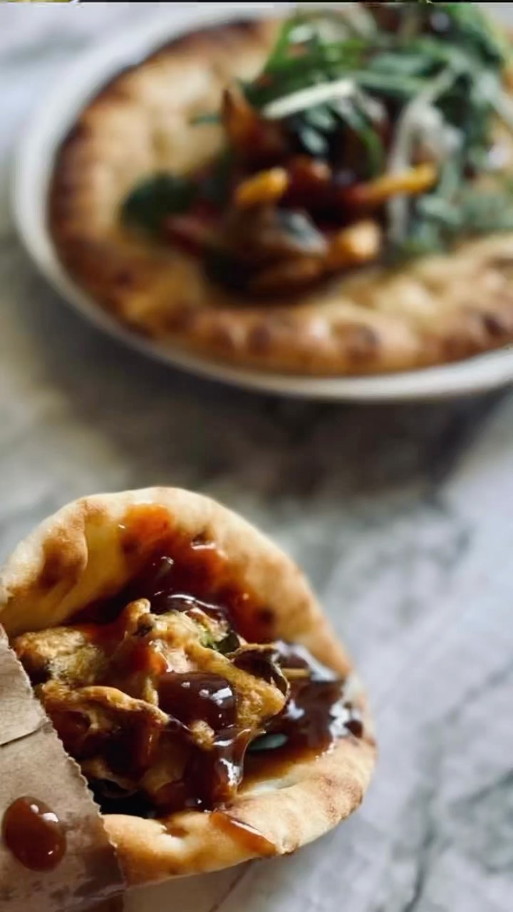 Pakora Naan Wrap