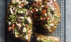 Pecans & Dates Cake Loaded With Mix Of Dried Fruits