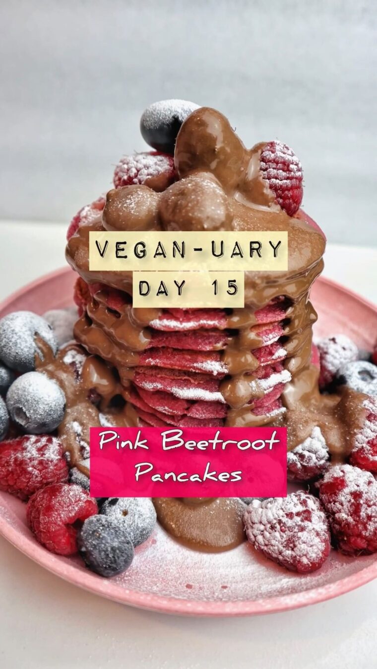 Pink Beetroot Pancakes
