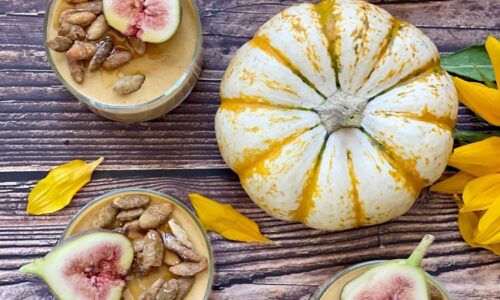 Pumpkin Cinnamon And Coconut Milk Pannacotta Sweetened With Maple Syrup