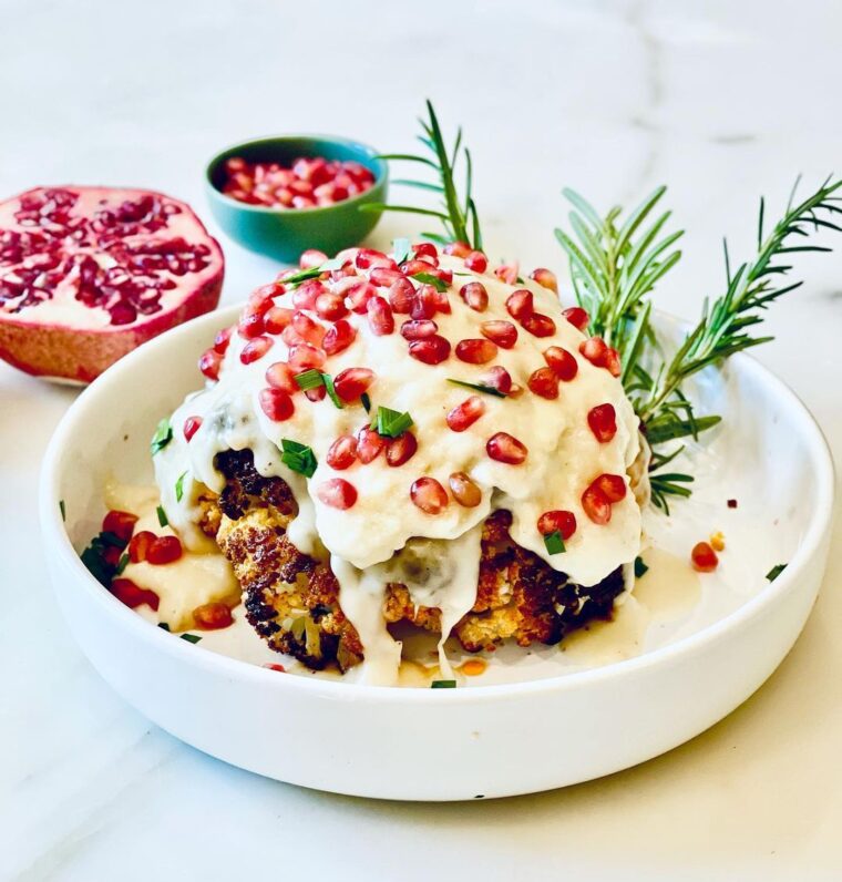 Roasted Cauliflower Fondue