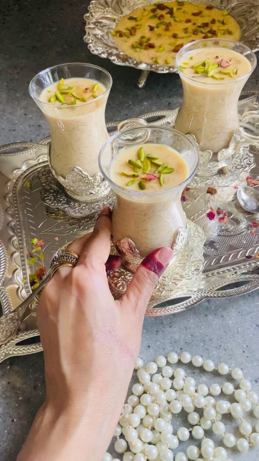 Sheer Khorma Vermicelli Dessert Shots