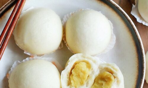 Steamed Mung Bean Buns