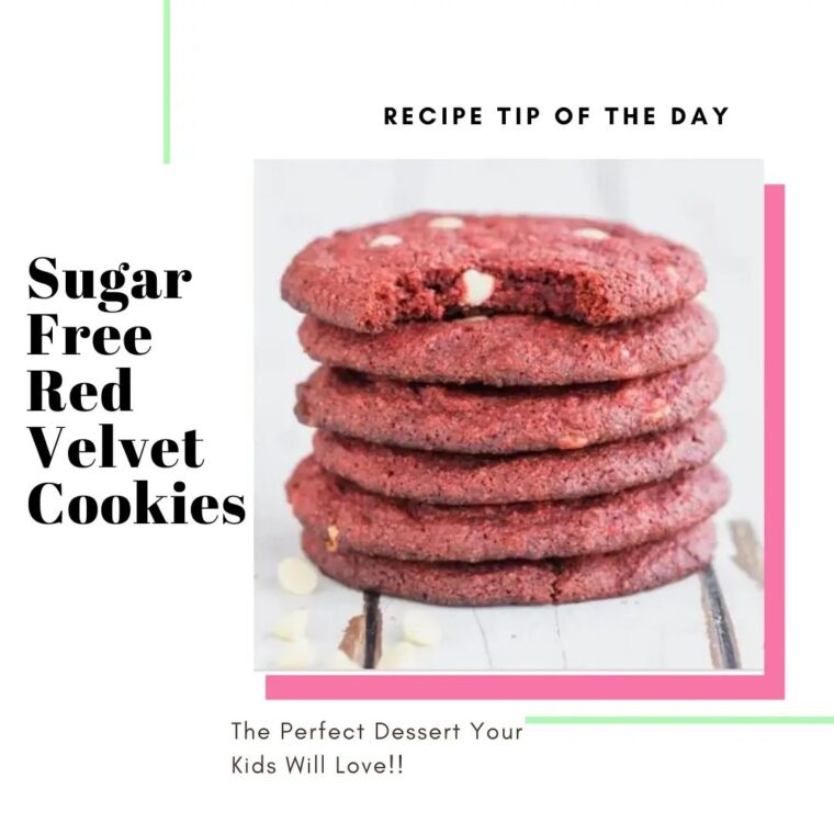 Sugar Free Red Velvet Cookies