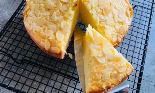 Swedish Almond Cake Made In A Blender
