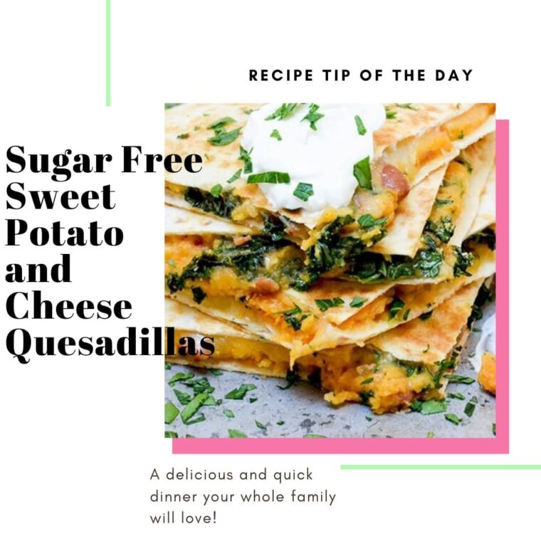 Sweet Potato And Cheese Quesadillas