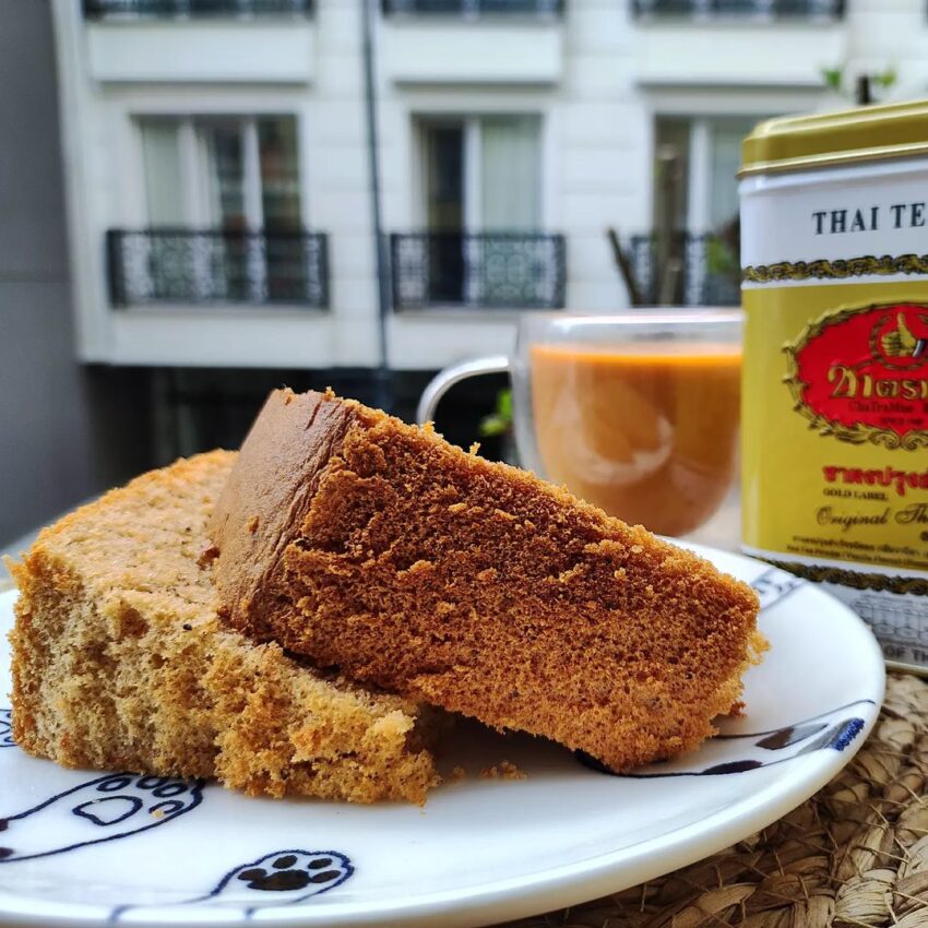 Thai Milk Tea Chiffon Cake