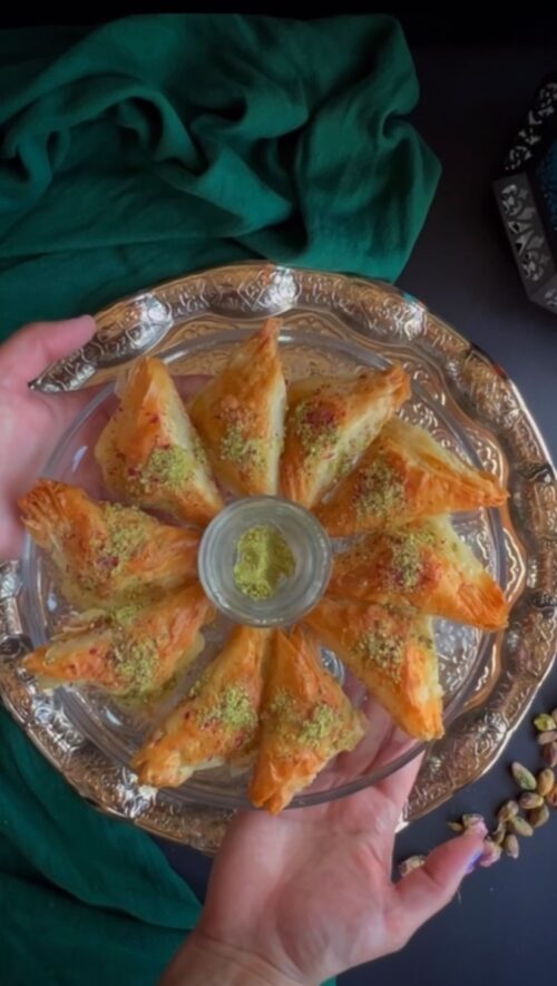 Warbaat bil ashta pastry
