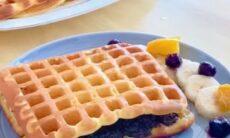 Black Seasame Waffles
