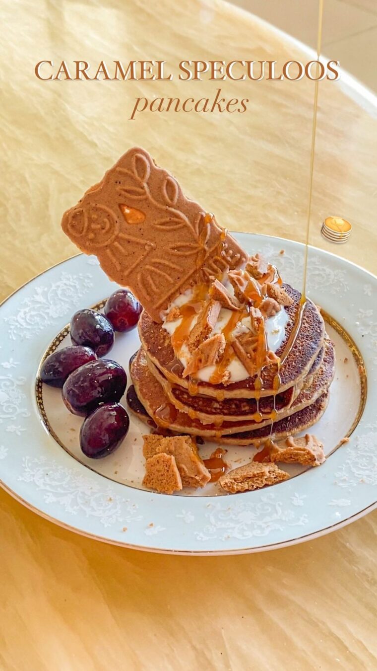 Caramel Speculoos Pancakes