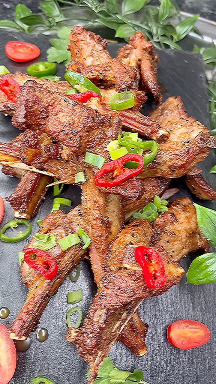 Crispy Tender Cajun Lamb Ribs