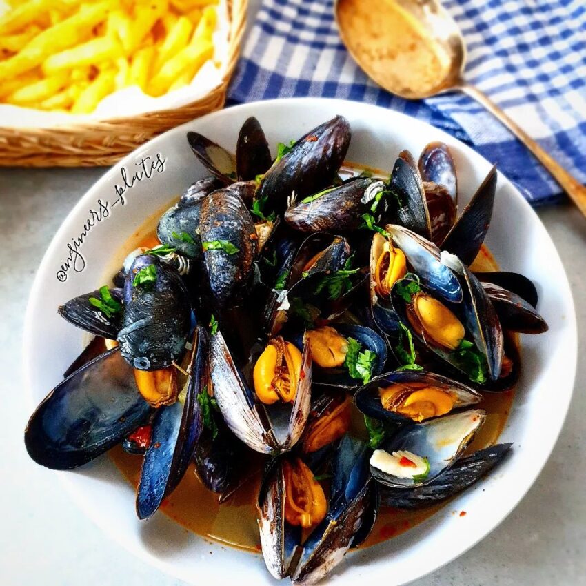 Mussels And Fries Belgium