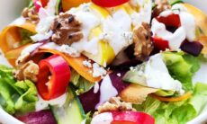 Salad With Blue Cheese Dressing